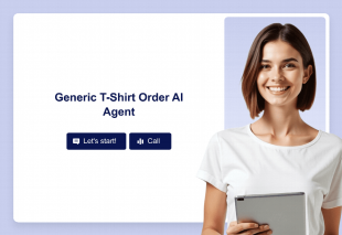 Generic T-Shirt Order AI Agent Template Thumbnail