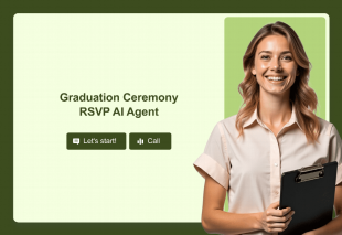 Graduation Ceremony RSVP AI Agent Template Thumbnail