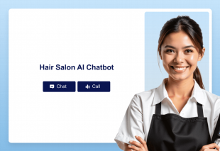 Hair Salon AI Chatbot Template Thumbnail