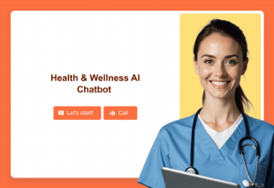Health & Wellness AI Chatbot Template Thumbnail