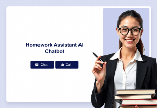Homework Assistant AI Chatbot Template Thumbnail