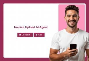 Invoice Upload AI Agent Template Thumbnail