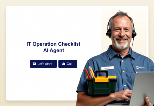 IT Operation Checklist AI Agent Template Thumbnail