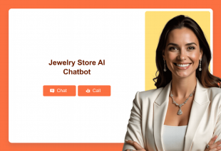 Jewelry Store AI Chatbot Template Thumbnail