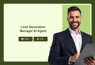 Lead Generation Manager AI Agent Template Thumbnail