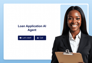 Loan Application AI Agent Template Thumbnail