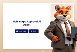 Mobile App Approval AI Agent Template Thumbnail