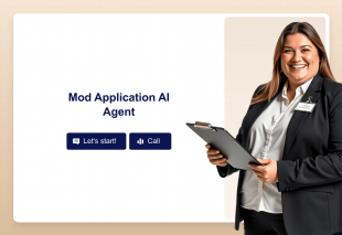 Mod Application AI Agent Template Thumbnail