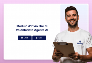 Modulo d'Invio Ore di Volontariato Agente AI Thumbnail