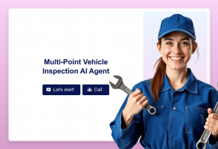 Multi-Point Vehicle Inspection AI Agent Template Thumbnail
