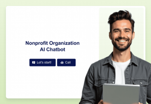 Nonprofit Organization AI Chatbot Template Thumbnail