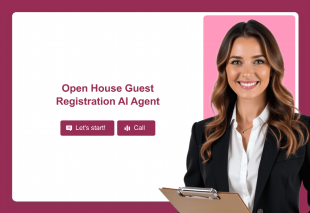 Open House Guest Registration AI Agent Template Thumbnail