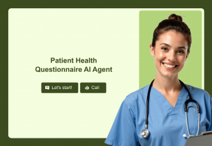 Patient Health Questionnaire AI Agent Template Thumbnail