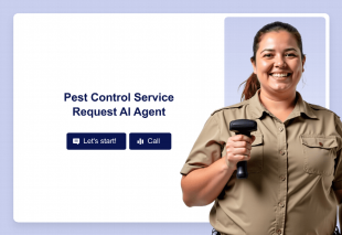Pest Control Service Request AI Agent Template Thumbnail