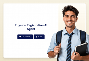 Physics Registration AI Agent Template Thumbnail
