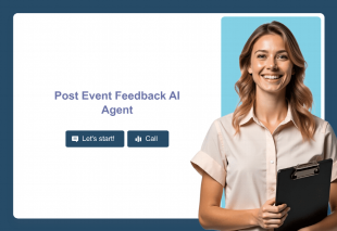 Post Event Feedback AI Agent Template Thumbnail