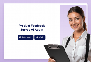 Product Feedback Survey AI Agent Template Thumbnail