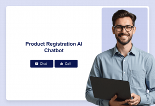 Product Registration AI Chatbot Template Thumbnail