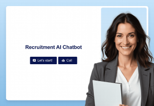 Recruitment AI Chatbot Template Thumbnail