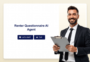 Renter Questionnaire AI Agent Template Thumbnail