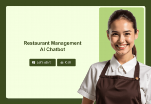 Restaurant Management AI Chatbot Template Thumbnail