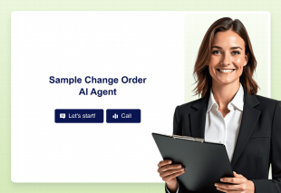 Sample Change Order AI Agent Template Thumbnail