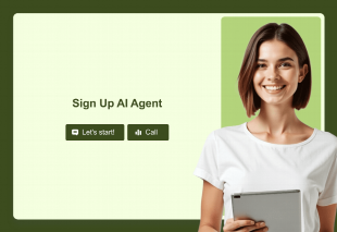 Sign Up AI Agent Template Thumbnail
