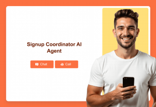 Signup Coordinator AI Agent Template Thumbnail