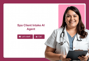 Spa Client Intake AI Agent Template Thumbnail