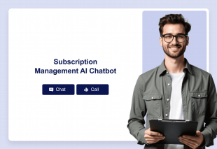 Subscription Management AI Chatbot Template Thumbnail