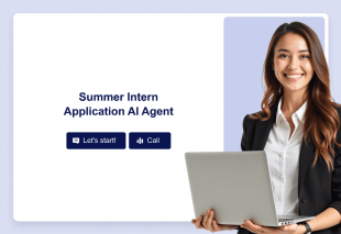Summer Intern Application AI Agent Template Thumbnail