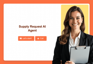 Supply Request AI Agent Template Thumbnail