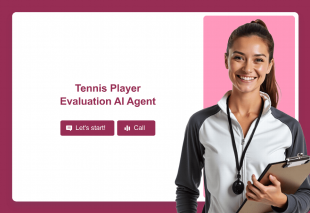 Tennis Player Evaluation AI Agent Template Thumbnail