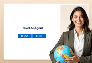 Travel AI Agent Template Thumbnail