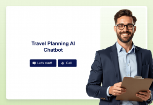 Travel Planning AI Chatbot Template Thumbnail