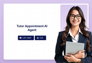 Tutor Appointment AI Agent Template Thumbnail