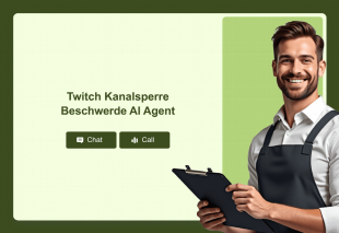 Twitch Kanalsperre Beschwerde AI Agent Thumbnail
