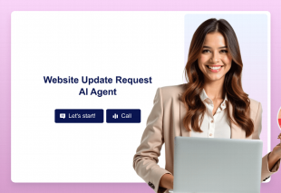 Website Update Request AI Agent Template Thumbnail