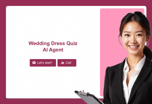 Wedding Dress Quiz AI Agent Template Thumbnail