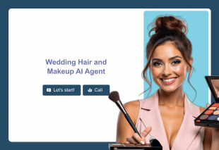 Wedding Hair and Makeup AI Agent Template Thumbnail