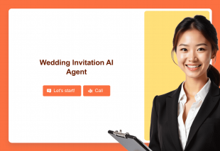 Wedding Invitation AI Agent Template Thumbnail