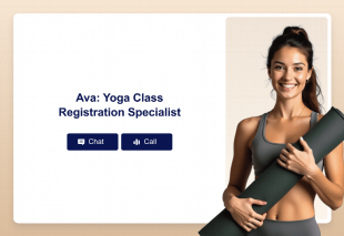 Yoga Class Registration AI Agent Template Thumbnail