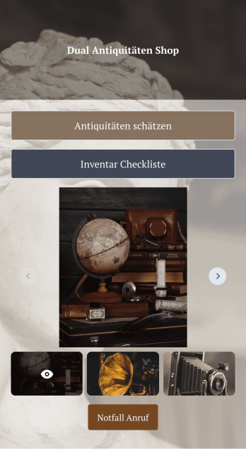 Antiquitäten Schätzung App