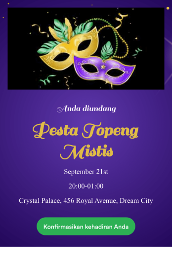 Aplikasi RSVP Pesta
