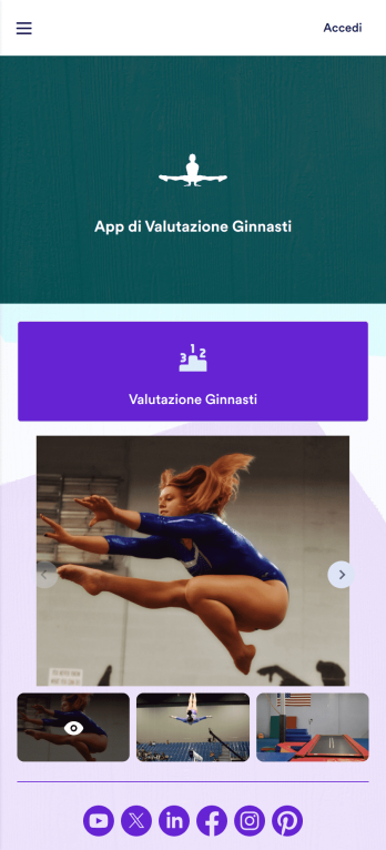 App di Valutazione Ginnasti