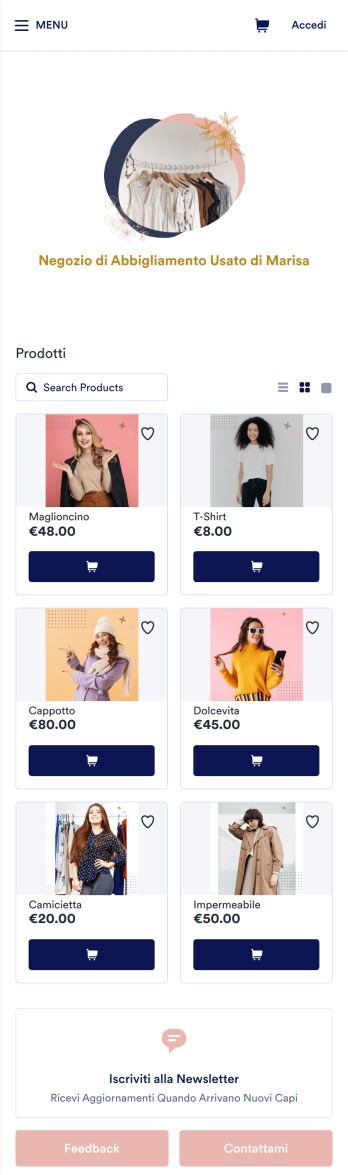 App per Abbigliamento di Seconda Mano