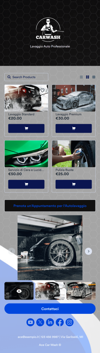 App per Autolavaggio