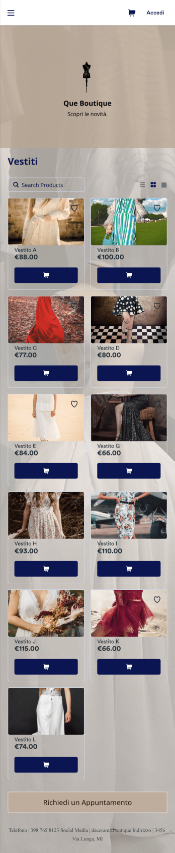 App per Boutique