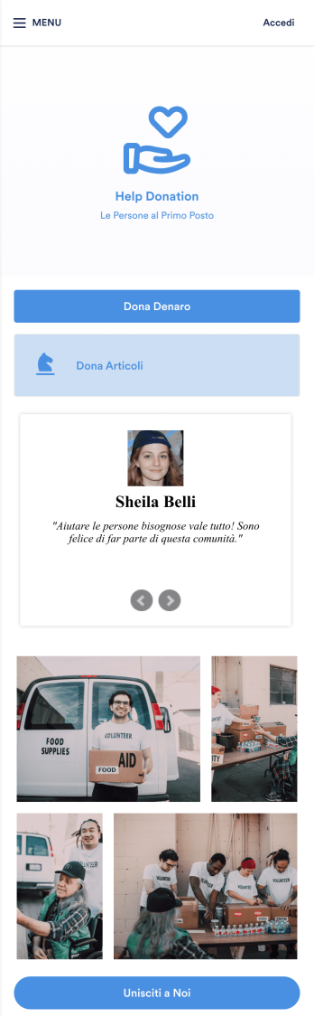 App per Donazioni