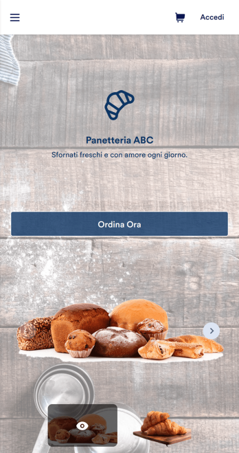 App per Panetteria